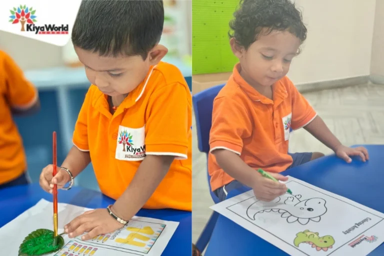 children doing arts