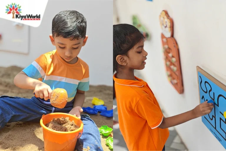 children doing sensory play activities