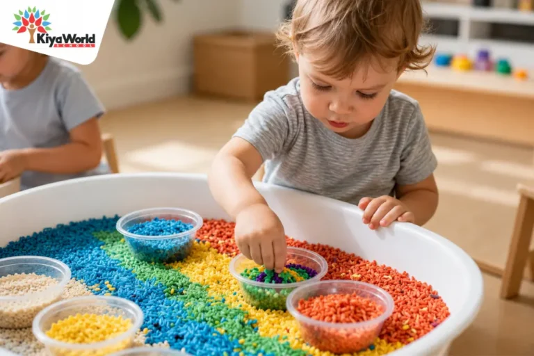 rainbow rice bin
