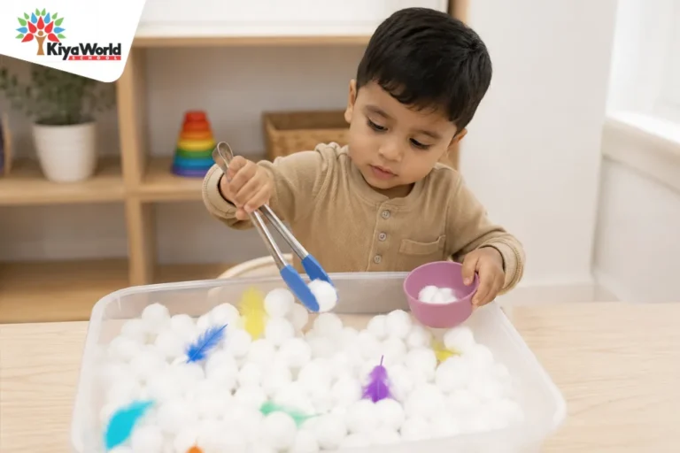 Cotton Sensory Play